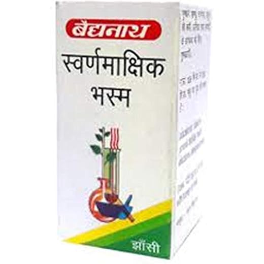 Baidyanath Swarnamakshik Bhasma 10g - Ayurvedic Supplement
