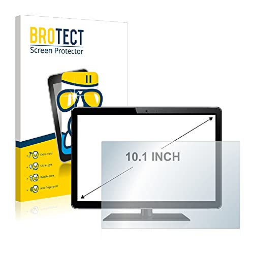 brotect 10.1 Pellicola Protettiva Vetro per Tablet PC con 10,1 Pollici (25.7 cm) [223 x 126 mm, 16:9] Schermo Protezione [Durezza Estrema 9H,