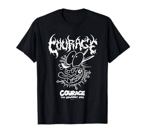 Courage The Cowardly Dog Extreme Metal T-Shirt