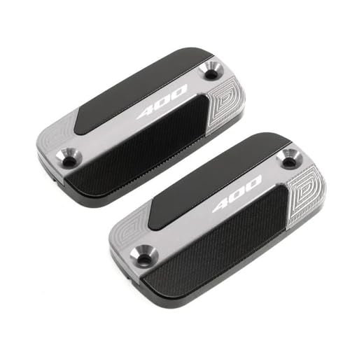 Cubierta de depósito de freno delantero para CB400 (1993-2015) en aluminio mecanizado titanium