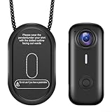 Contenuto della confezione: 1 Action Camera, 1 cordino magnetico, 1 cavo USB-C; design tascabile 62 x 28 x 20 mm si adatta a collari, borse o tasche per catturare a mani libere durante viaggi, passeggiate con animali domestici o lavorare.