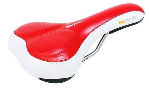 Amazon | MCSELLE(マクセラ) Zippy+gel サドル レッド/ホワイト