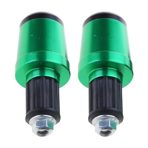 Shurhome 1 Pair Aluminum Bike Handlebar End Plugs Expanding Locking End Caps for Motorcycle End for 7/8