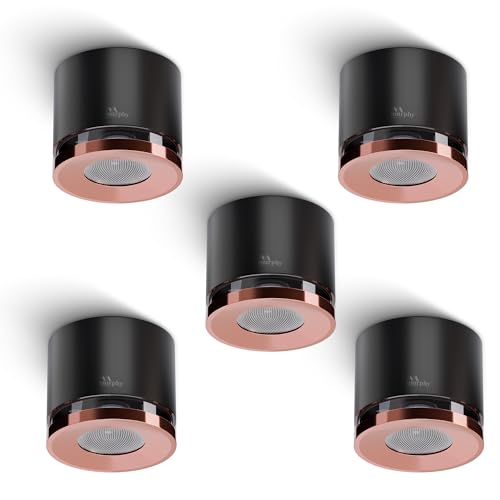 Image of Murphy 3W LED Crystal Surface Mount Light | Warm White | Premium Cylindrical Design | Compact 40mm Height | Efficient Heat Conduction | BIS Approved | 2 Years Warranty | Pack of 5