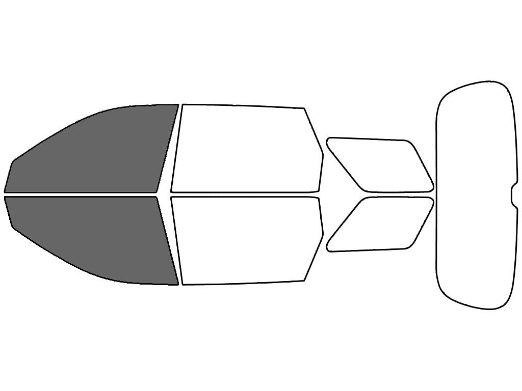 Rvinyl Window Tint Kit Compatible with Hyundai Palisade 2020-2024 - Front Precut Kit - 35%