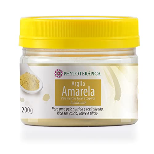 PHYTOTERAPICA- Argila Amarela -Aromaterapia -Máscara facial e cor...