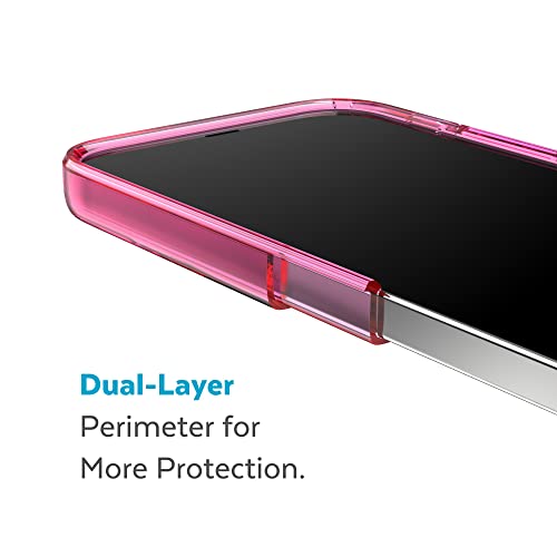 Speck Clear iPhone 14 & iPhone 13 Case - Drop Protection, Scratch Resistant & Anti-Yellowing Dual Layer Case for iPhone 14 & iPhone 13 Case for 6.1 inch Model - Dream Pink/Clear GemShell - image 5