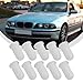 Trunk Emblem Grommet for E38 E39 E46 E65, OEM 51148209932 Replacement, Nylon Rear Trunk Logo Mount, Car Emblem Retaining For Ring, White Plastic Trim Clip (10 Pack)
