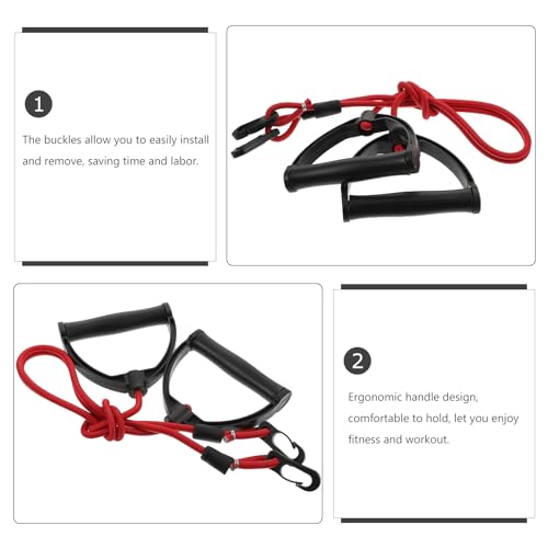 Garneck 1 par de corda de passo para puxar suprimentos de exercício doméstico equipamentos de resist