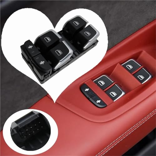 Interrupteur de lève-vitre électrique 4G0959851 bouton commande conducteur 1 pièce