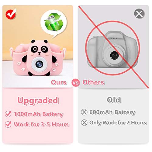 Langwolf Kids Camera for Girls, Digital Camera for Kids Toys Children Selfie Photo Video Camera with 32GB SD Card, Gifts for Girls and Boys by Age 3-9 Years - Image 7