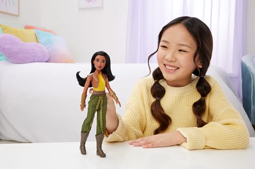 image for Mattel Disney Princess Raya Doll in Signature Fashion with Removable P