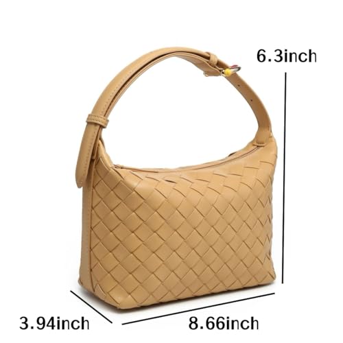 Bolso pequeño tejido vegano de mujer moderno miniatura 3