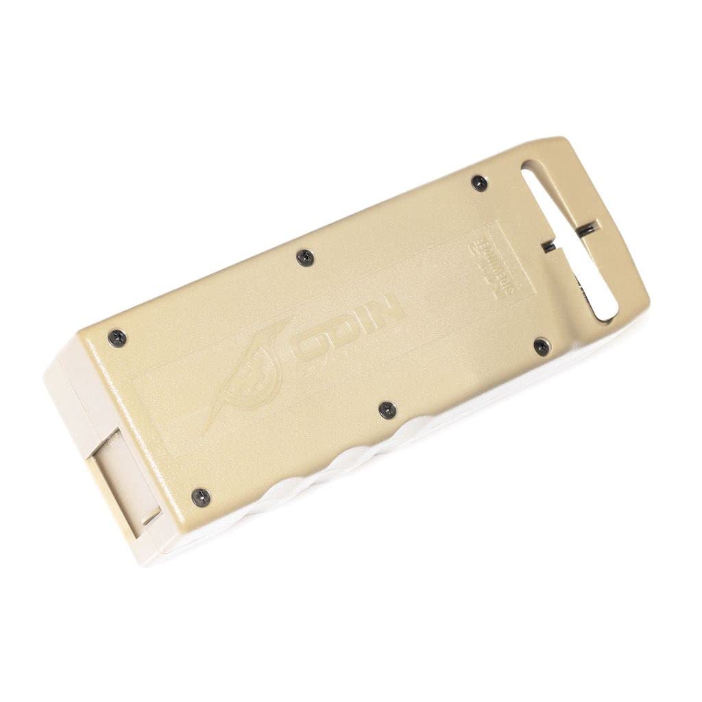 Airsoft Softair Teile PTS Odin Innovations M12 Sidewinder Speed Loader Geschwindigkeitslader (1600rd Kapazität) Dark Earth