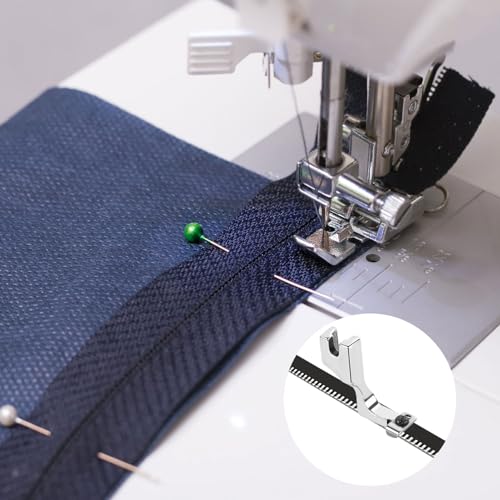 Prensatela guía para cremallera invisible ajustable miniatura 7
