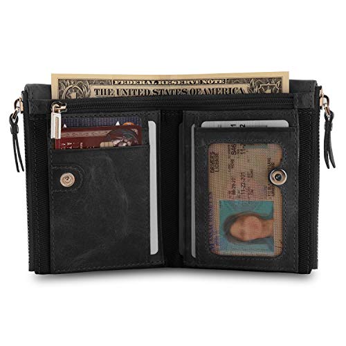 Genuine Leather Multipurpose Bifold Wallet - RFID Blocking - Unisex4