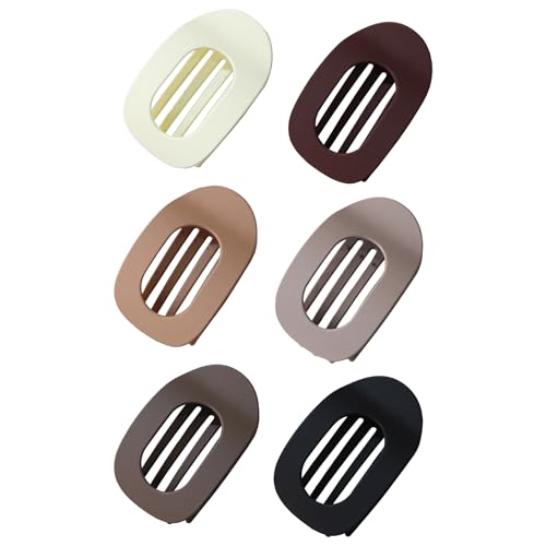 Pinzas planas para cabello, pack 6 piezas miniatura 1
