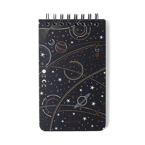 Bloco Wire-O Astral Pautado 12X20 Eclipse Preto, Cicero