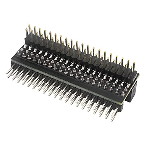 HICCYRODLY 40Pin GPIO Edge Expansion Board for 4B/3B+/3B/2B / One-to-Two 40Pin Side Pin Header Multiplexing