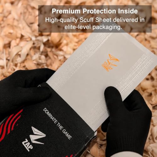 Image of ZAP Cricket Bat Safety Anti Scuff /Anti Crack Water Proof English Tape Sheet Fiberglass Full Face Protection Tape for Cricket Bat Safety Clear Unfolded Straight Sheet (350x160mm) (1)
