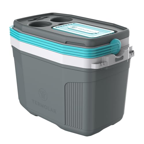 Fun Fan Line | Nevera Portátil Rígida | De Plástico Ultrarresistente | De Fácil...