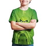 Kids Shirt Tshirt Short Sleeve Clothes Christmas Tees Tops Holiday Sport Shirt Fans Gift for Birthday Party A-XS