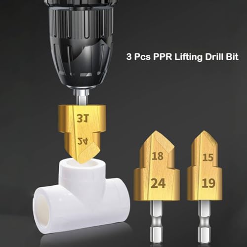 Set 3 piezas brocas para perforar y expandir PPR miniatura 2