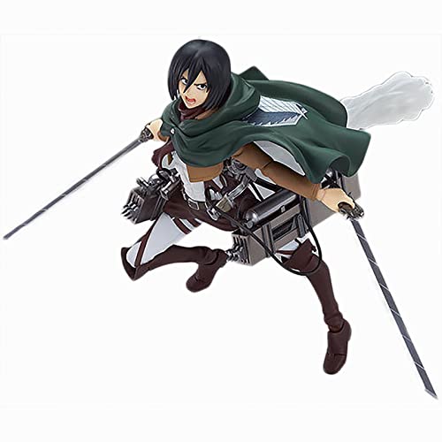 Ackerman Figure, Ellen, Levi Ackerman, Mikasa Ackerman Figure, Action Character Attack On Titan Pvc Toy Action Figure Statue (Mikasa Ackerman) #TOP5