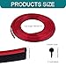 HABNVUON Car Interior Moulding Trim Strips, Car Mods, 33Ft Auto Interior Filler Insert Trim with Installing Tool, DIY Electroplating Styling Door Dashboard Flexible Strip for Most Vehicles (Red)