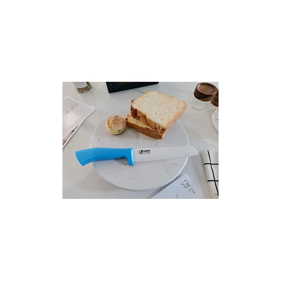 Ceramic-Kitchen-Knife-Set-with-Covers-in-Gift-Box-Healthy-Stain-Resistant-Non-Rust-Dishwasher-Safe-Colorful-Knife-Set-6Chef-Knife-6Serrated-Bread-Knife-5Utility-4Paring-Knife-UMOGI UMOGI Ceramic Kitchen Knife Set with Covers in Gift Box, Healthy Stain Resistant & Non-Rust, Dishwasher Safe - Colorful Knife Set Include Chef, Serrated Bread, Utility & Paring Knife