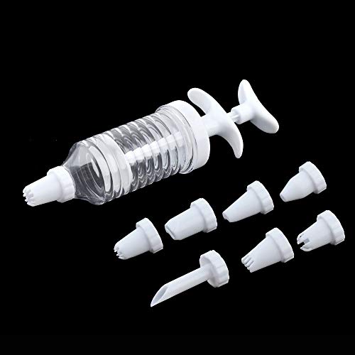 Bolígrafo para decoración de pasteles, juego de pistola de hielo, prensa multifuncional para galletas y glaseado para principiantes y profesionales, color al azar