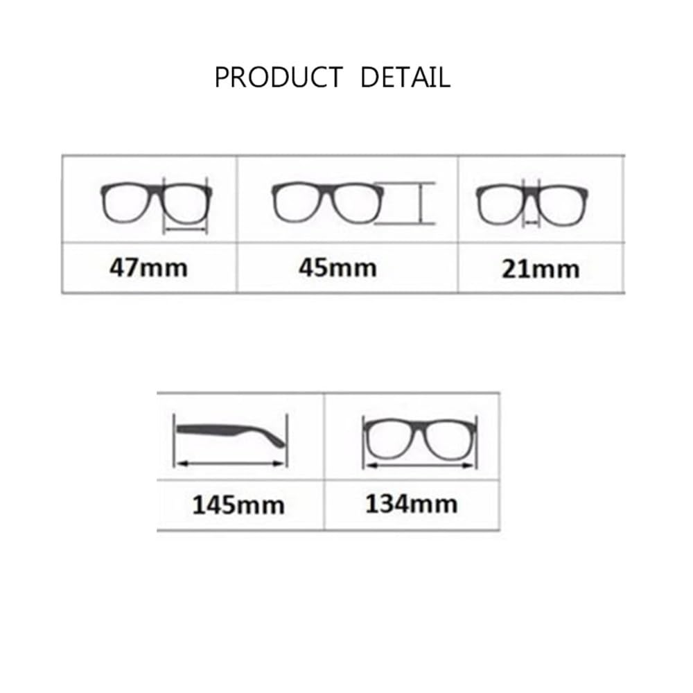 COKYIS Bifokale Sonnenbrille Photochrome Lesebrille Progressive Multifokus Computer Lesehilfe Brille Retro Computerbrille Gleitsichtbrille Herren Damen (Color : G, Size : 3.0X)