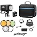 Westcott FJ800 Touchscreen Strobe with FJ Pro AC/DC Battery (800Ws) TTL HSS AC/DC Powered 250+ Full Power Flashes (US/CA Plug)