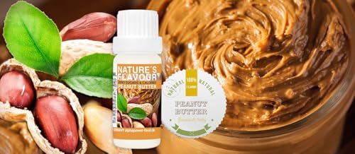 Flavour Drops Zuckerfrei ERDNUSS BUTTER, 100% natürliches liquid Lebensmittel Aroma I Backaroma, Quark und Shake - Geschmack zum Tropfen, füssig Flavdrops