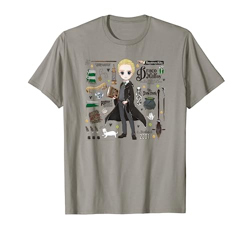 Harry Potter Draco Malfoy Features Camiseta
