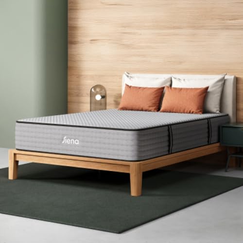 Image of Siena 12 inch Signature Hybrid Twin Mattress - Medium Firm - Memory Foam & Innerspring System - 180-Night Trial - Pressure-Relief - Mattress in a Box