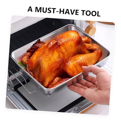 Moule à gâteau rectangle inox plat cuisson cakes réutilisable pour maison