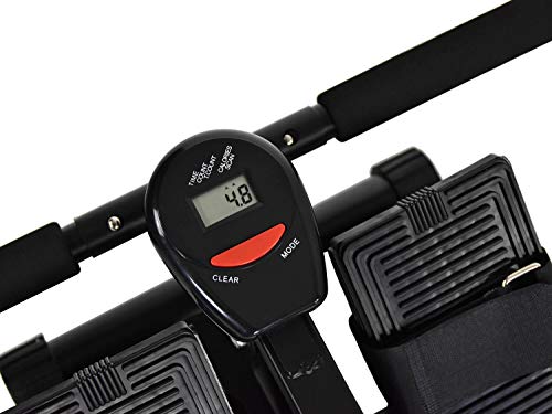 MAXOfit Rudergerät MF-31 zusammenklappbar mit Display für zuhause Heimtrainer für Ganzkörpertraining Krafttraining… – Bild 5