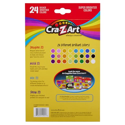 Image of Cra-Z-Art Bulk Modeling Clay - 6 Pack of 24 Count Modeling Clay