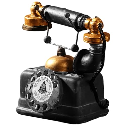 Téléphone miniature en résine Abaodam | Ornement rétro aux détails authentiques