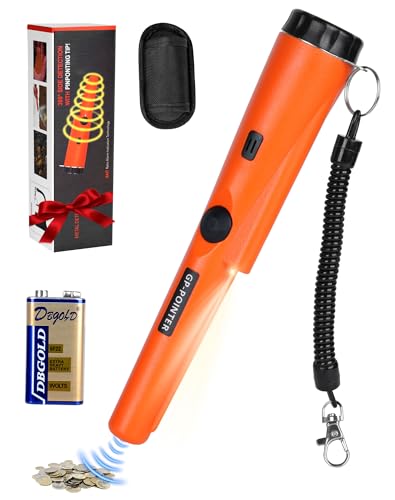 Pointeur Détecteur de Métaux Pinpointer 360° – Détecteur de Métaux Or Haute Sensibilité, Détection de Métaux avec LED & Vibration, Léger 200 g,...