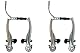 Fahrradbremse Promax V-Brake Bremsen Set aus Aluminium