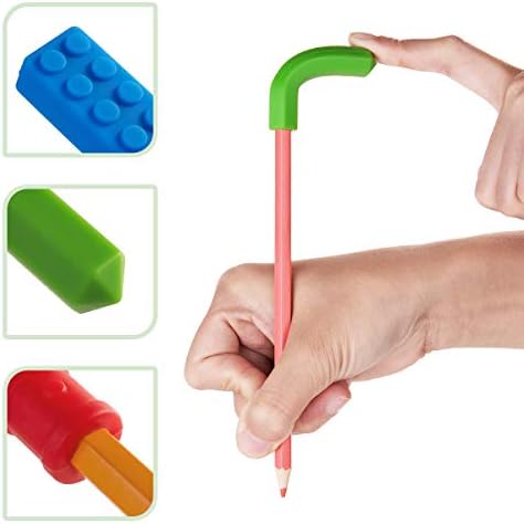 8 Packs Pencil Topper, ANSUG Silicone Therapy Toys Non-Toxic Sensory Chews Toys for Baby Children for Special Needs, Teething Relief Biting, Anxiety