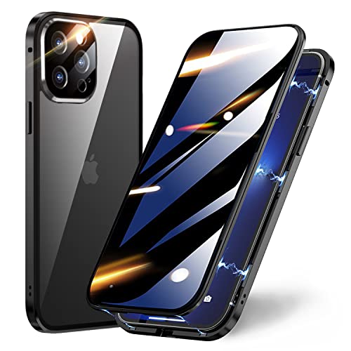 Coque intégrale iPhone 13 Pro Max en métal et verre trempé