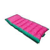 Big Joe Kona No Inflation Needed Pool Lounger with Headrest, Summer Melon Double Sided Mesh, Quick Draining Fabric, 5.5 feet Big