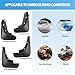 2025 Tucson Mud Flaps Splash Guards for Hyundai Tucson Accessories No Drilling/Tape Mudflaps Wheel Liner Fenders Compatible with 2022 2023 2024 2025 Hyundai Tucson SE/SEL/Limited(NOT FIT N Line)