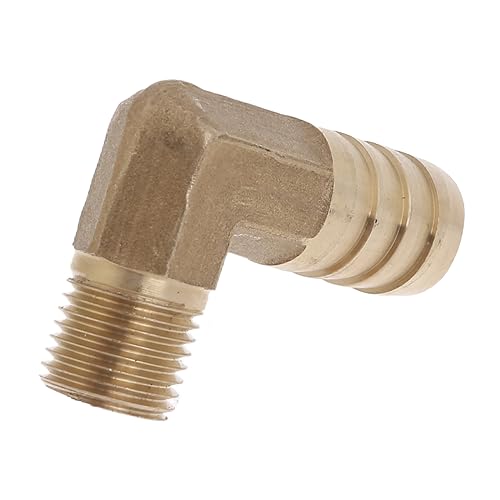 Tqyijhy Resistant Brass Connector Brass Pagodas Connector Fitting Perfect for 13mm Pipes in Various Industry Brass Fitting Brass Pagodas Shaped Adapter Resistant Brass Fitting