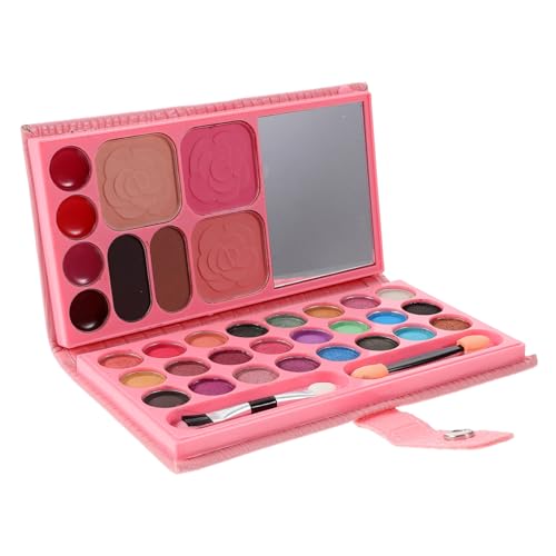 Beavorty Color Eyeshadow Palette for Washable Makeup Set Fun Cosmetic Accessory for Dress Up Great Present for Birthdays Christmas and Playdates