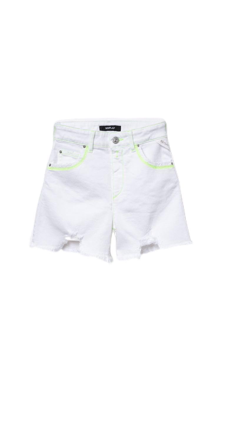 Replay Sijan Short - Pantalones Cortos de Jean Niñas