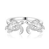 WESHLY Women's Turtle Rings